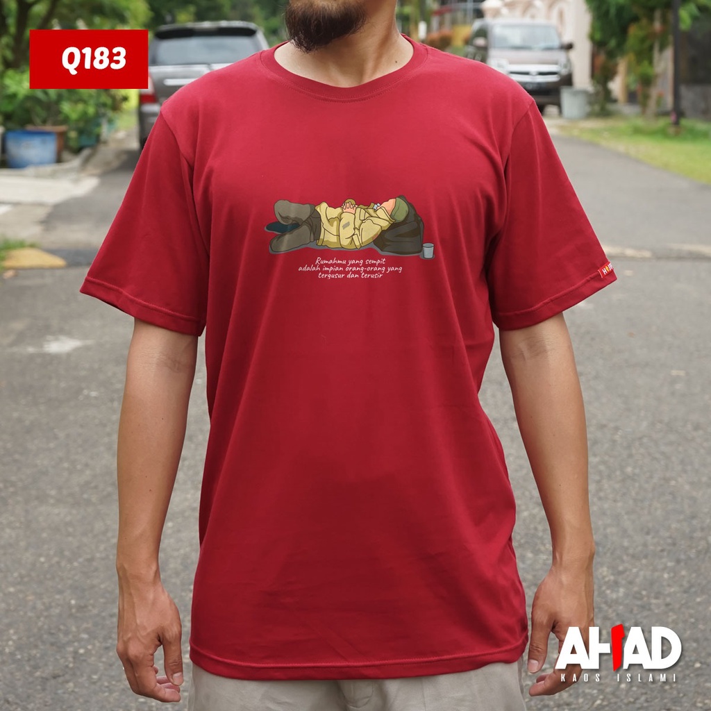 Kaos Islami Ahad - Rumahmu yang sempit Q180