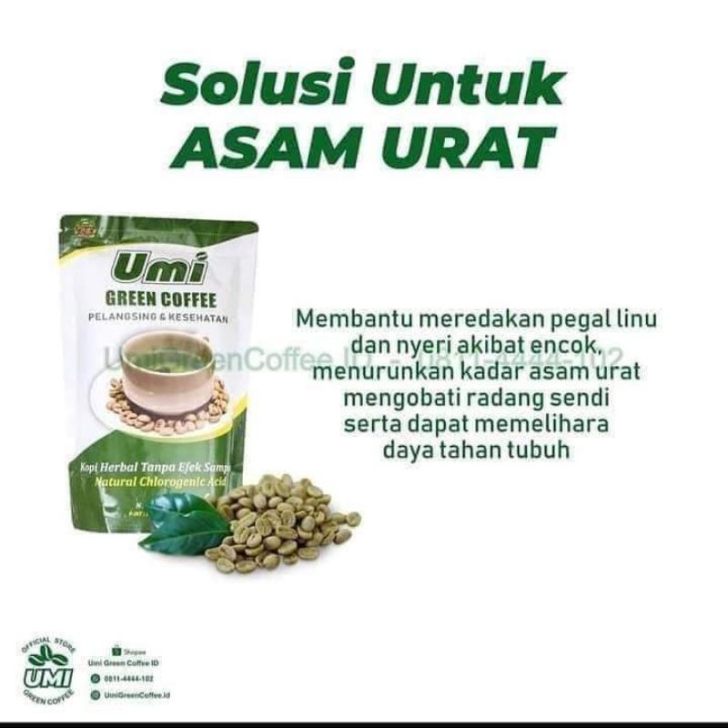 

Umi green coffe original