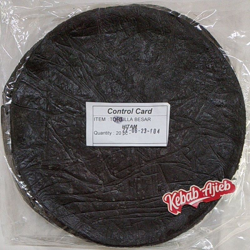 

Tortilla Hitam Besar uk 25cm