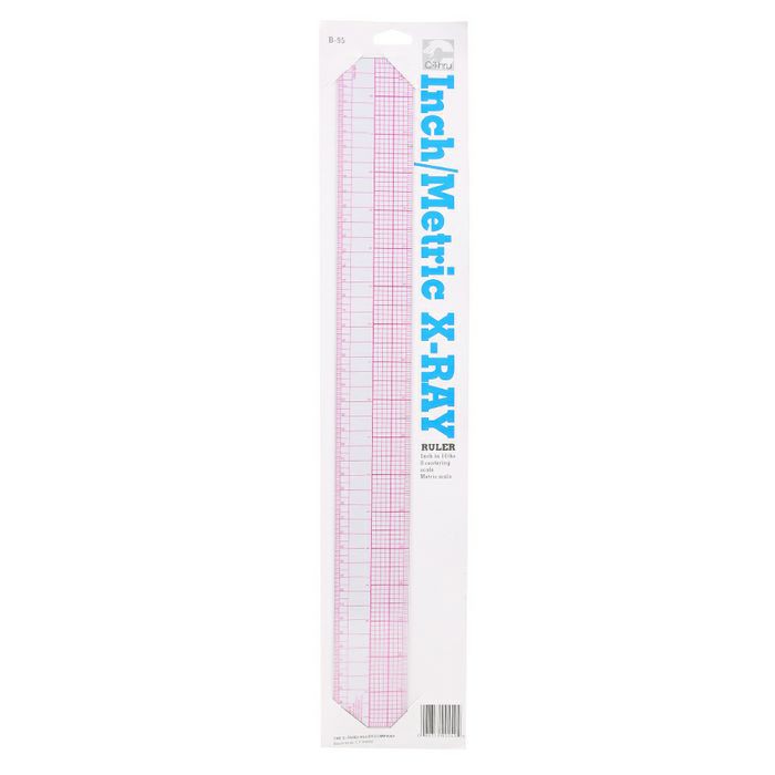 

Penggaris Jahit - Quilting Ruler Lurus B-95 (Transparent)