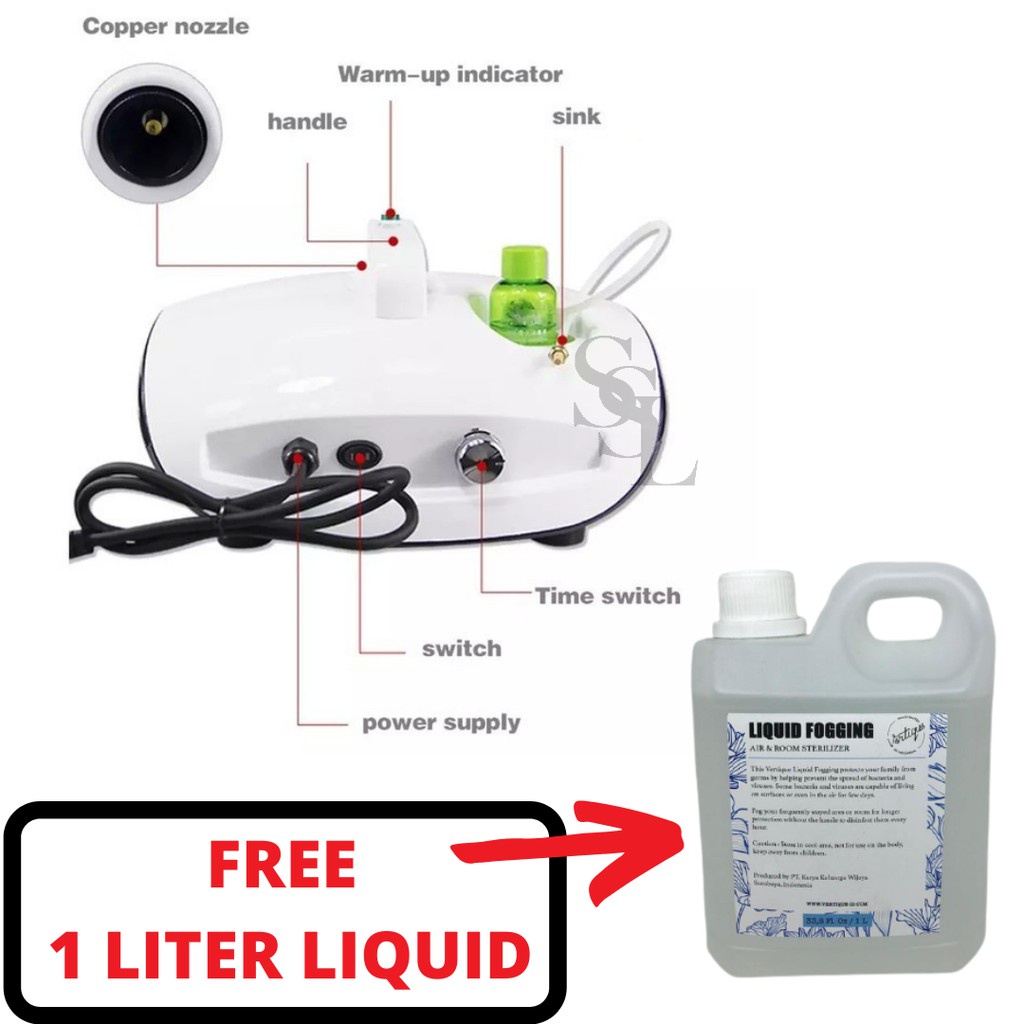 MESIN/ALAT FOGGING DISINFEKTAN UAP BUNUH BAKTERI UNTUK MOBIL &amp; RUANGAN
