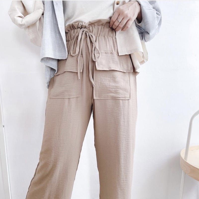 1KG MUAT 4PCS | DREAMY KULOT JUMBO POCKET AIRFLOW HITS OOTD KOREAN STYLE FASHION GROSIR WANITA TERMURAH