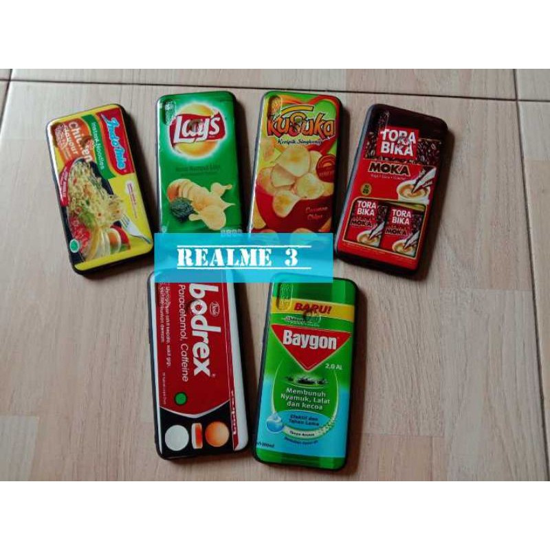 TERLARIS SOFTCASE CASE REALME 3 MOTIF UNIK