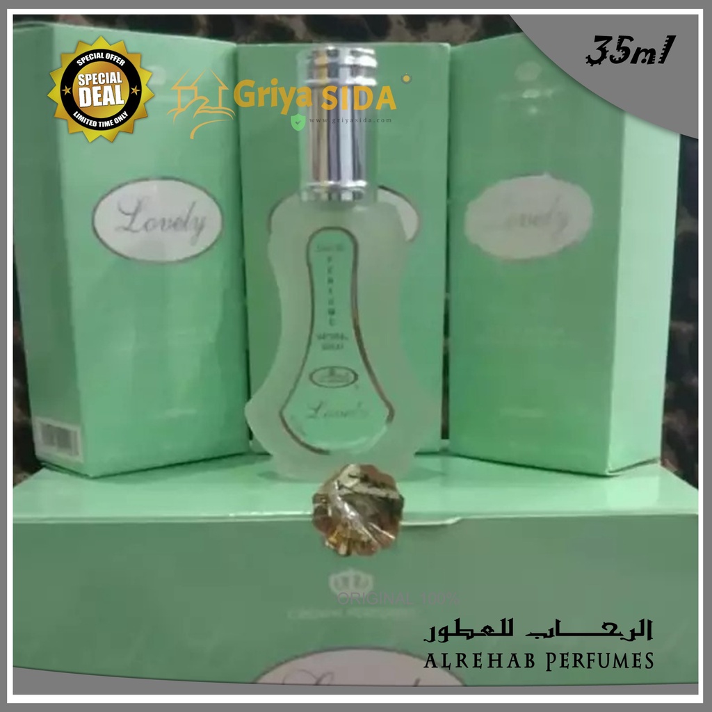 Parfum Al rehab Spray 35ml LOVELY alrehab original minyak wangi spray PROMO!!