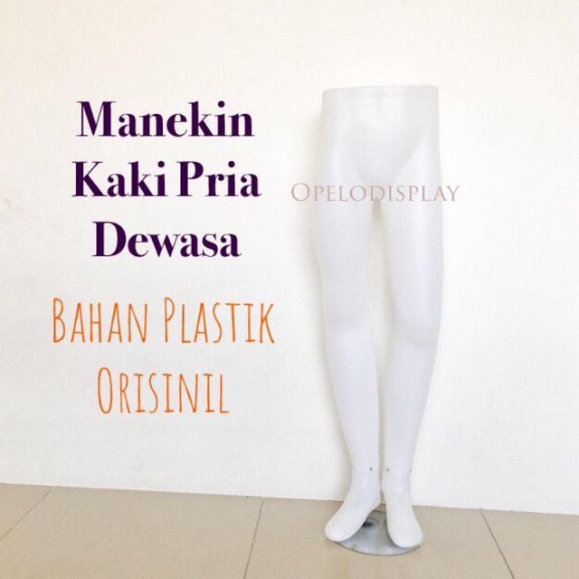 Manekin Kaki Pria Putih