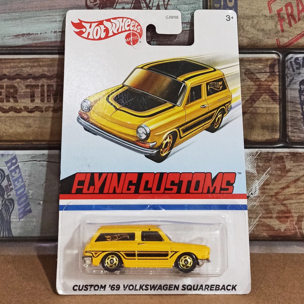 Hot Wheels 500 Blue Old Card White Black Wall Ban Plastik Swingfire  Bat Rods Side Splitter Flying C