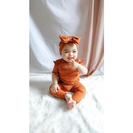 Baby One Set Mango Super Strech  Baju Bayi Murah Usia 3 bulan - 18 bulan