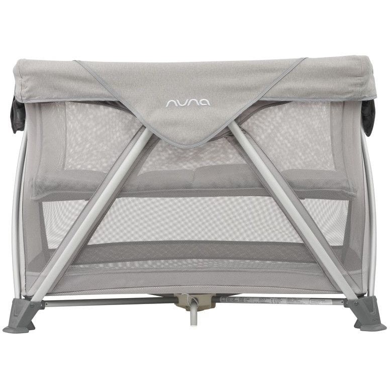 Nuna Sena Aire Champagne Charcoal Frost Thyme Ranjang Tidur Bayi Aluminum Travel Cot Travel Bag Free Box