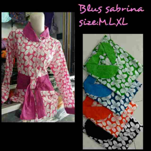 Blus Batik Modern Khas Pekalongan Adem