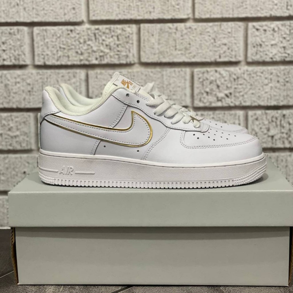 air force 1 metallic gold swoosh