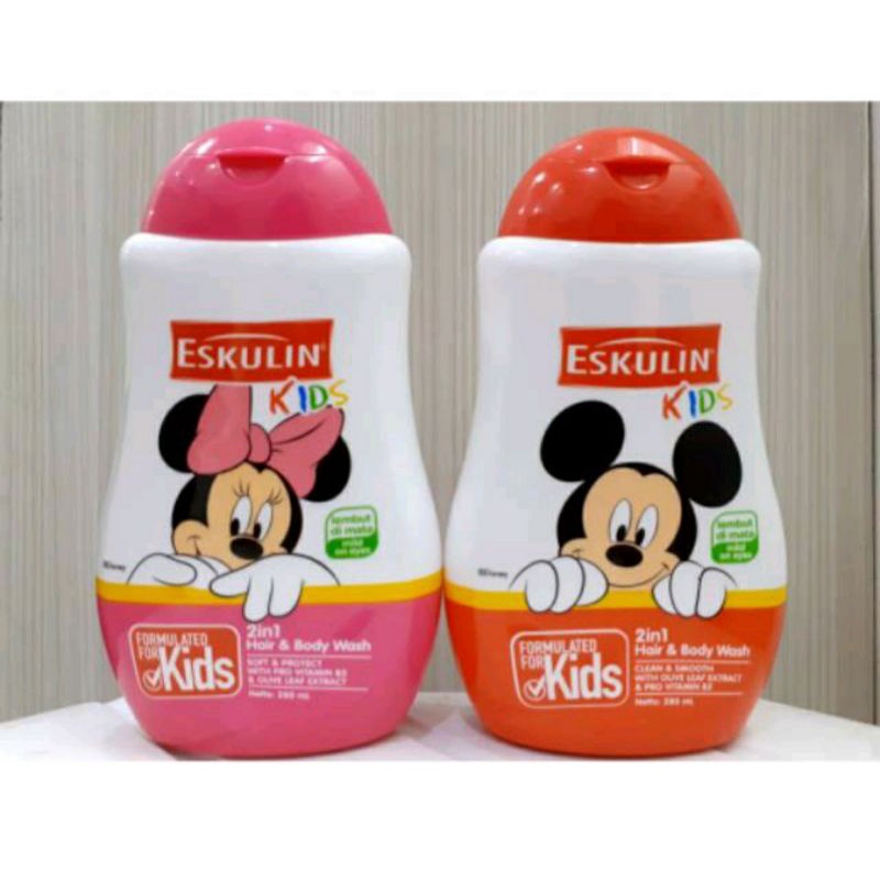 Eskulin Kids 2in1 Hair &amp; Body Wash 280ml