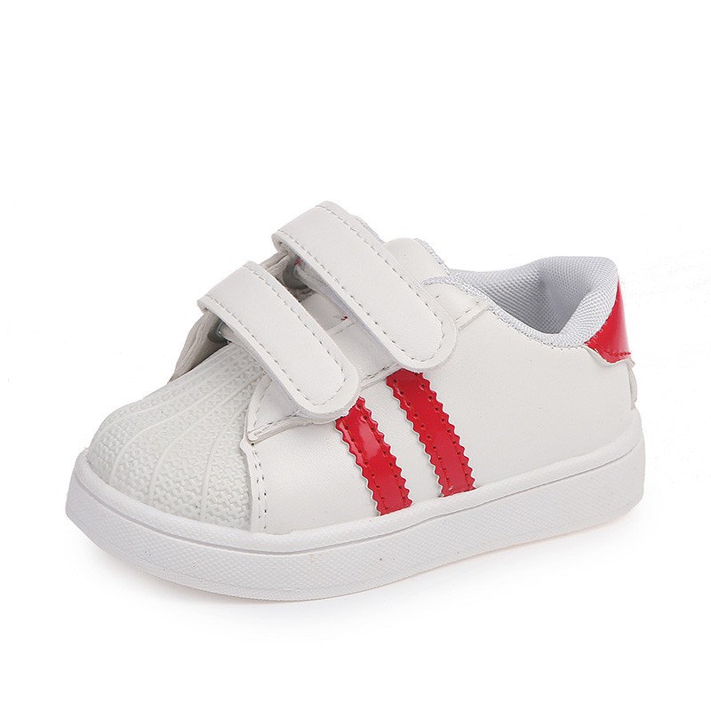 SEPATU KETS ANAK STRAP 2 GARIS NEW MODEL 2018