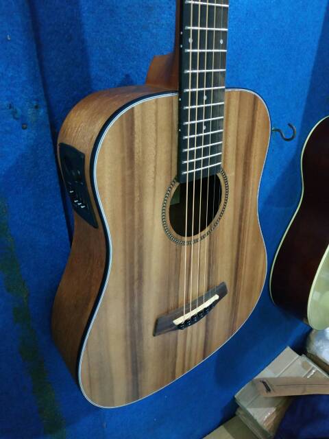 Gitar Akustik Elektrik Cowboy Original Ukuran 3/4 GW120NSK Solid EQ Toner Murah