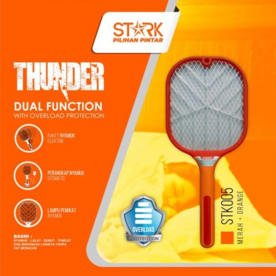 RAKET NYAMUK STARK STK 005 CHARGER