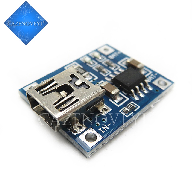 5pcs / Lot Tp4056 Modul Board Charger Baterai Lithium 1a Mini Port Usb Diy