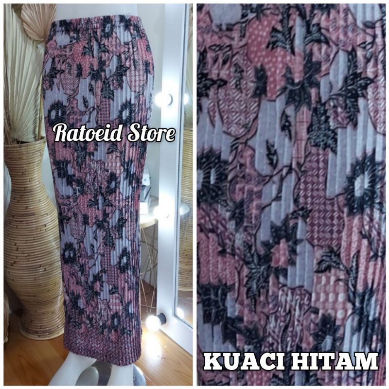 [200 Motif - Part 01] Rok Plisket Batik Panjang / Rok Batik / Rok Kebaya / Rok Wisuda / Bawahan Kebaya / Bawahan Batik / Rok Kondangan / Rok Pengantin / Rok Akad / Rok Lamaran / Rok Span / Rok Prisket Batik Jumbo Batik Production Original By Ratoeid Store-NO.39 Kuaci hitam
