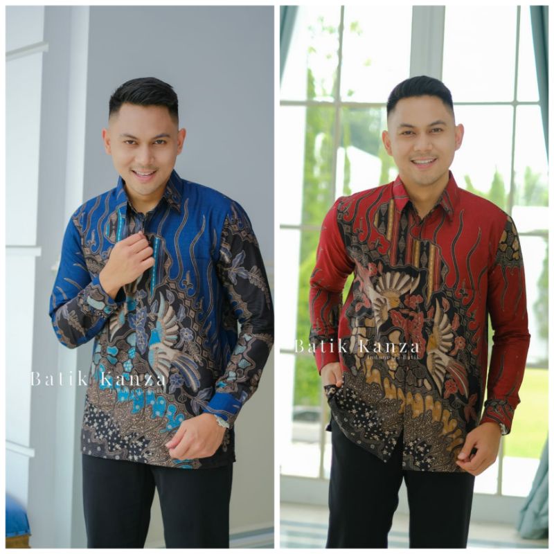 kemeja batik pria kemeja batik terbaru batik kanza