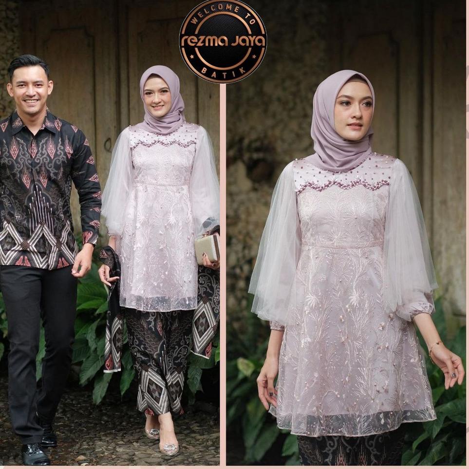 Paling Dicari.. Kebaya Luna Series Rose Gold KEBAYA MODERN ORIGINAL COUPLE BAJU BATIK ATASAN WANITA 