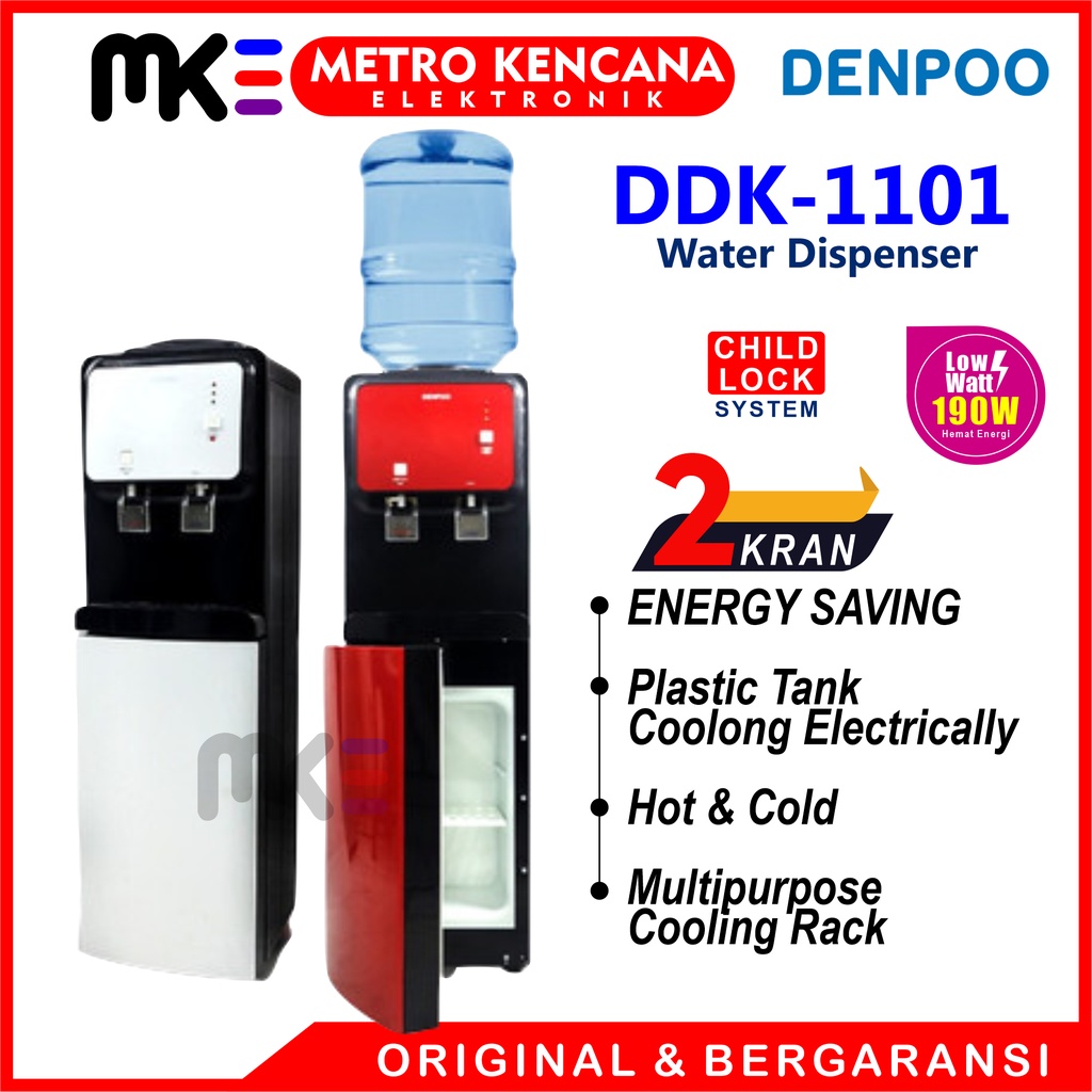 DENPOO DDK-1101 LOW WATT DISPENSER GALON ATAS