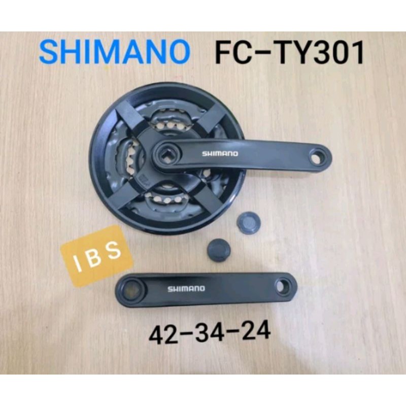 crank arm Shimano FC-TY301 Mtb Crankset TY 301 Arm Bisa Tourney Altus Acera dll sepeda mtb federal seli folding bike hybrid