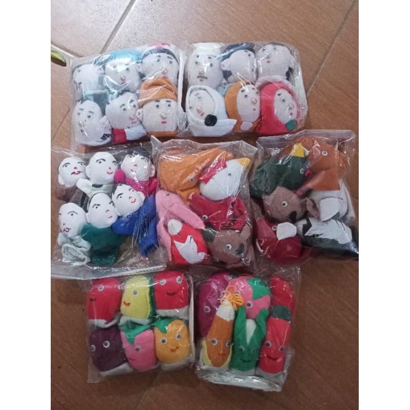 BONEKA JARI 1pcs Isi 6