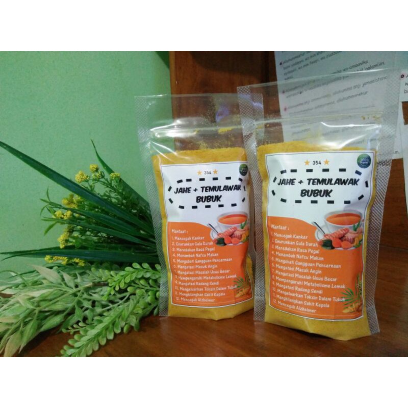 

Jahe + Temulawak Bubuk