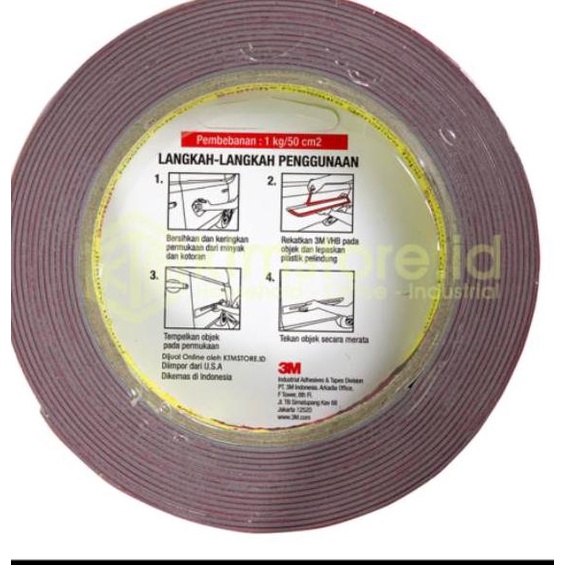 

[PROMO WPJ95] 3M Double Tape VHB 12MM /24MM x 4.5MM Murah Banget