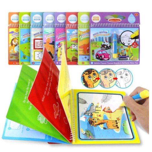 

Buku Mewarnai Cat Air Anak Magic Water Book COOLPLAY