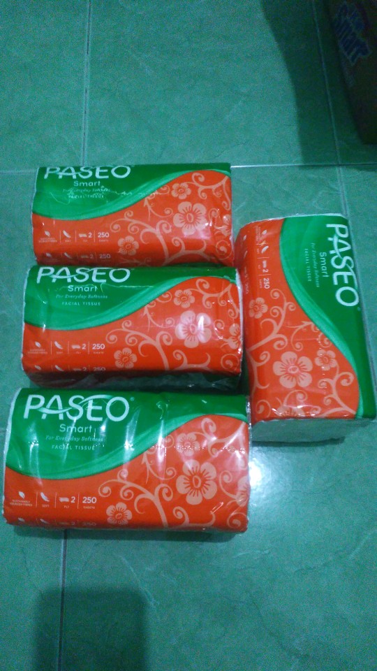 Tissue Paseo Smart 250 Sheets 2 Ply Tisu Murah Tisu Kering