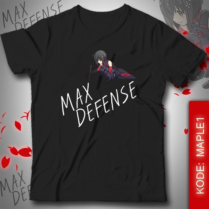 Baju Kaos Anime Bofuri - Maple