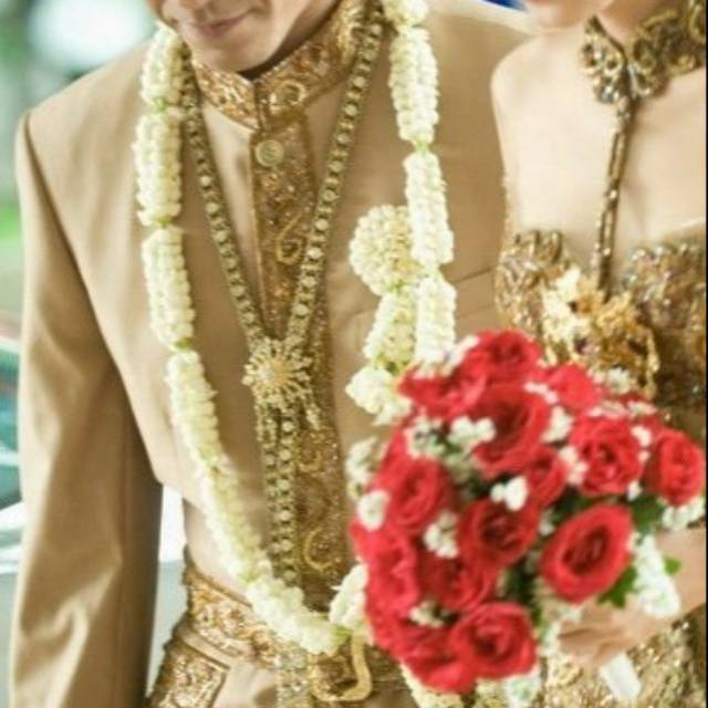 Ronce Melati asli kalung cowok + box Melati