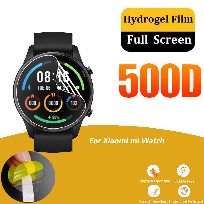 REDMI Film Hydrogel Pelindung Layar Smartwatch Xiaomi Watch S1 Active Poco 2 Lite Anti Air