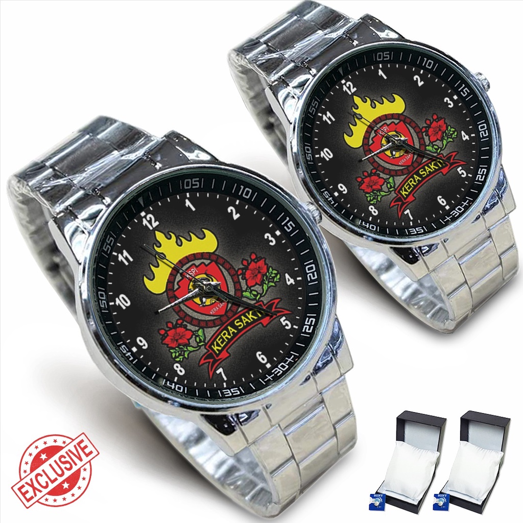 Jam Tangan Rantai Couple KERA SAKTI MOTIF 8 (Awesome)