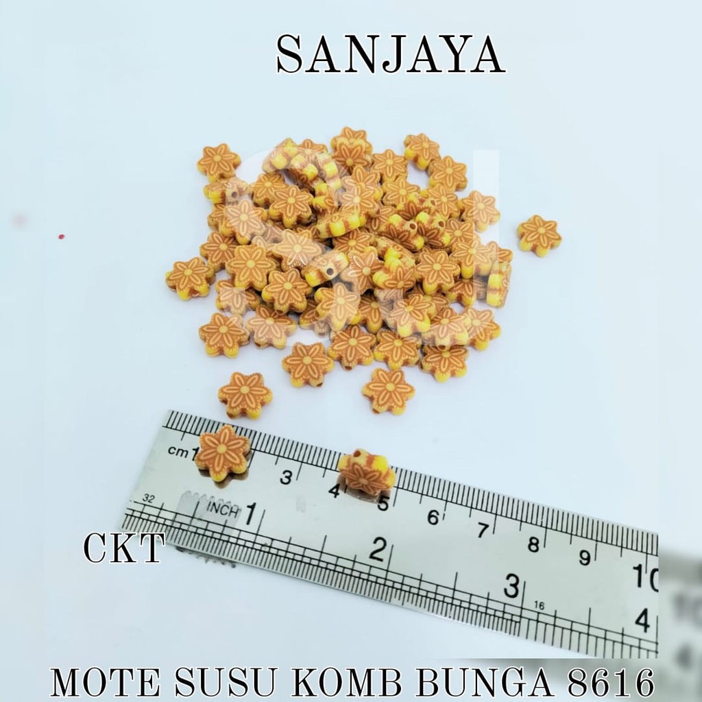 MANIK SUSU / MOTE SUSU / MANIK COKLAT / MANIK BUNGA / MANIK COKLAT BUNGA / MOTE SUSU KOMB. BUNGA 8616 CKT