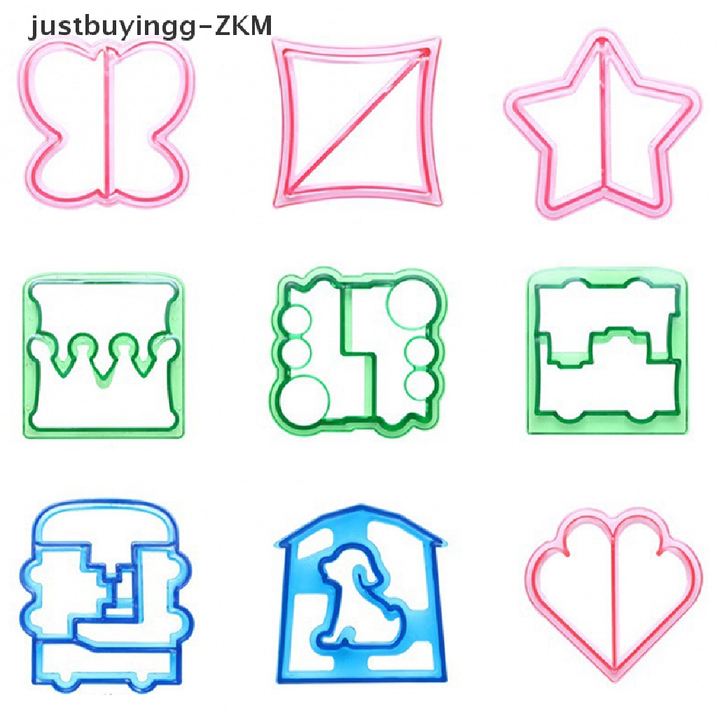 Set Cetakan Pemotong Makanan Roti Panggang Sandwich Untuk Anak