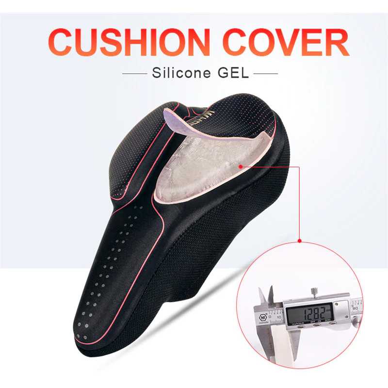 [ORIGINAL] Cover Jok Sadel Sepeda Gunung Silicone Gel Bicycle Seat Empuk Sporty Saddle Comfortable Comfort