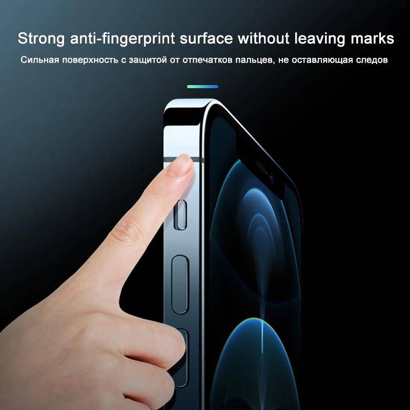 2pcs Stiker Film Pelindung Layar Hydrogel Carbon Fiber Matte Bening Untuk iPhone 14 12 13 Pro Max Plus 12 13 mini