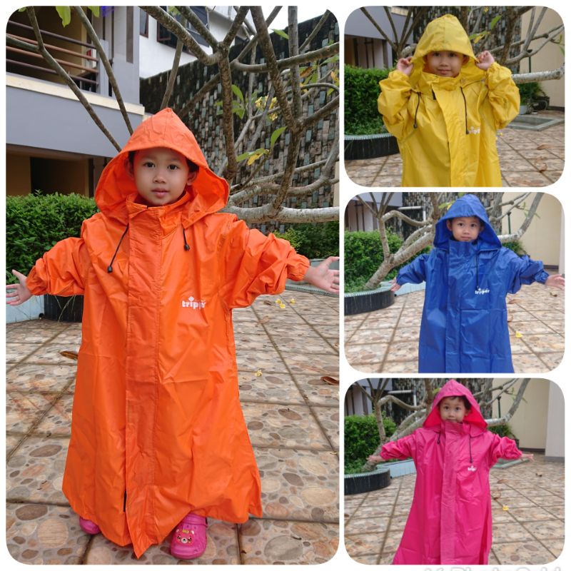 JAS HUJAN ANAK Gamis Raincoat Ponco Anti Air