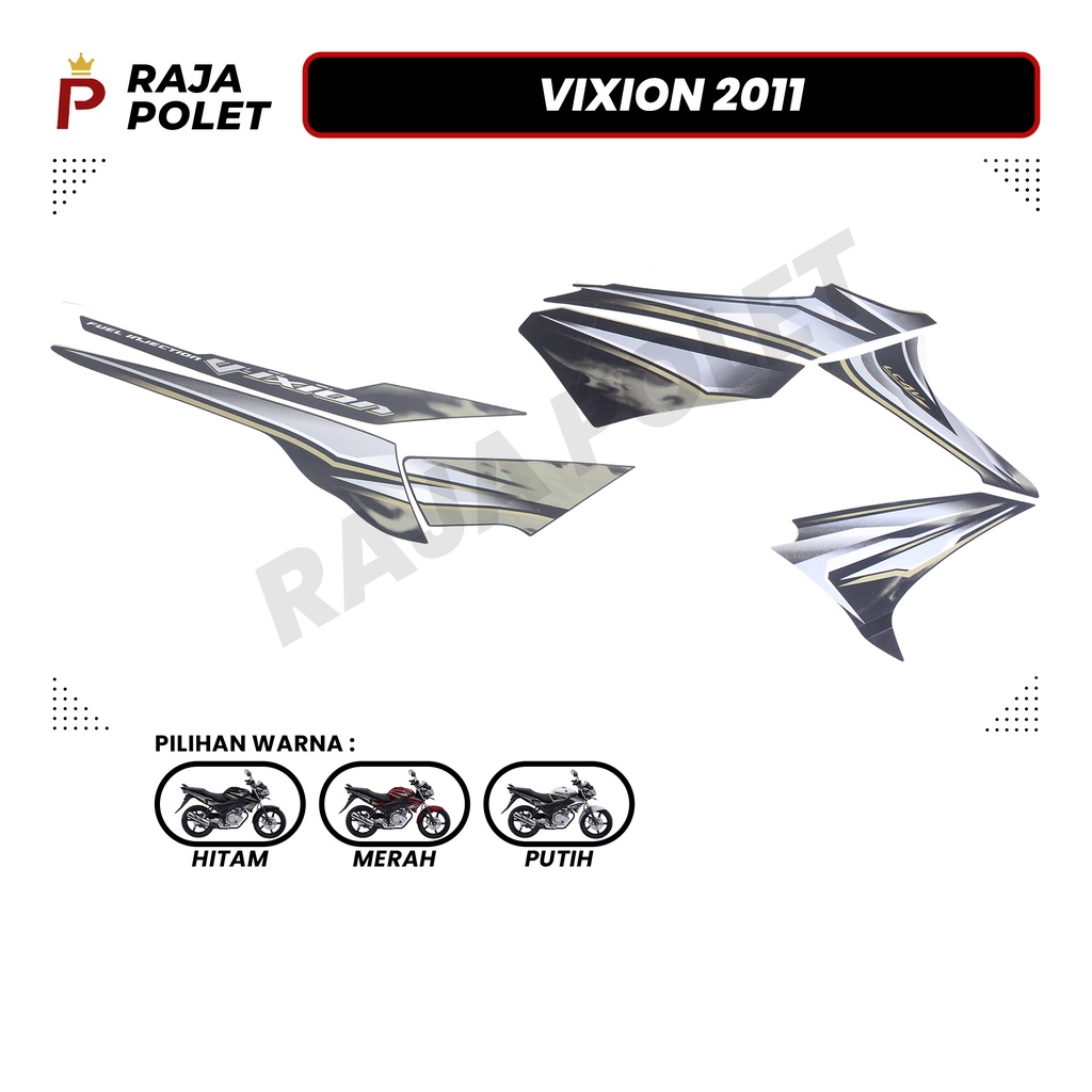 STRIPING STIKER MOTOR VIXION 2011 (1SET) [Raja Polet]