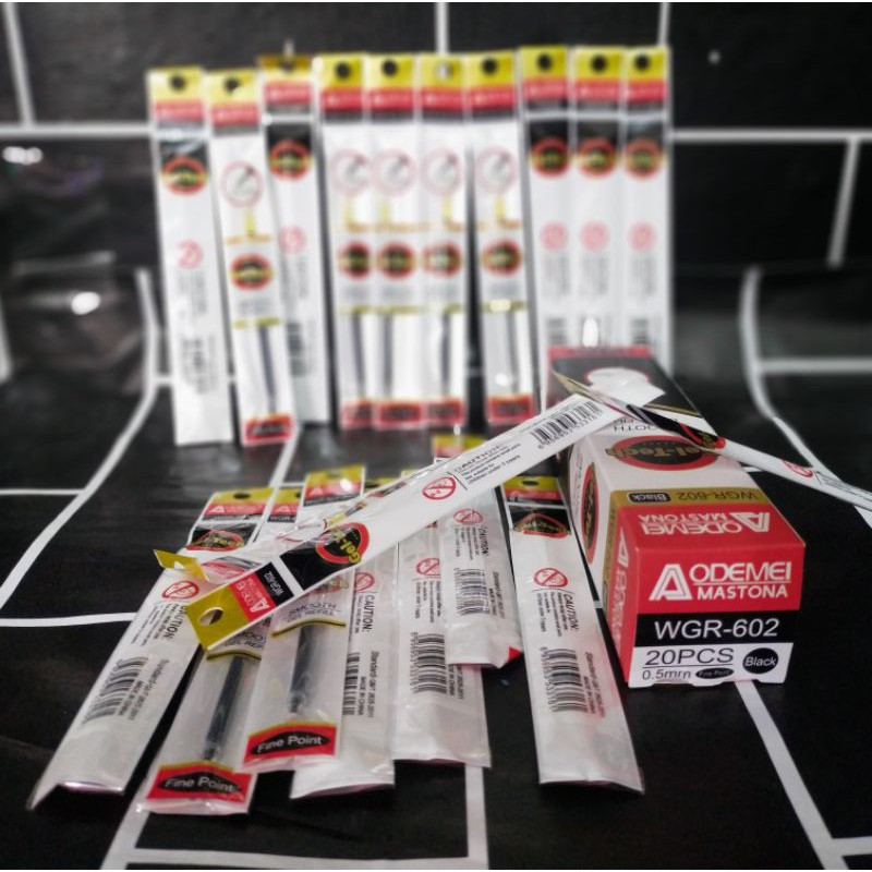 

pen gel reffil Aodemei WGR-602 isi 20pcs