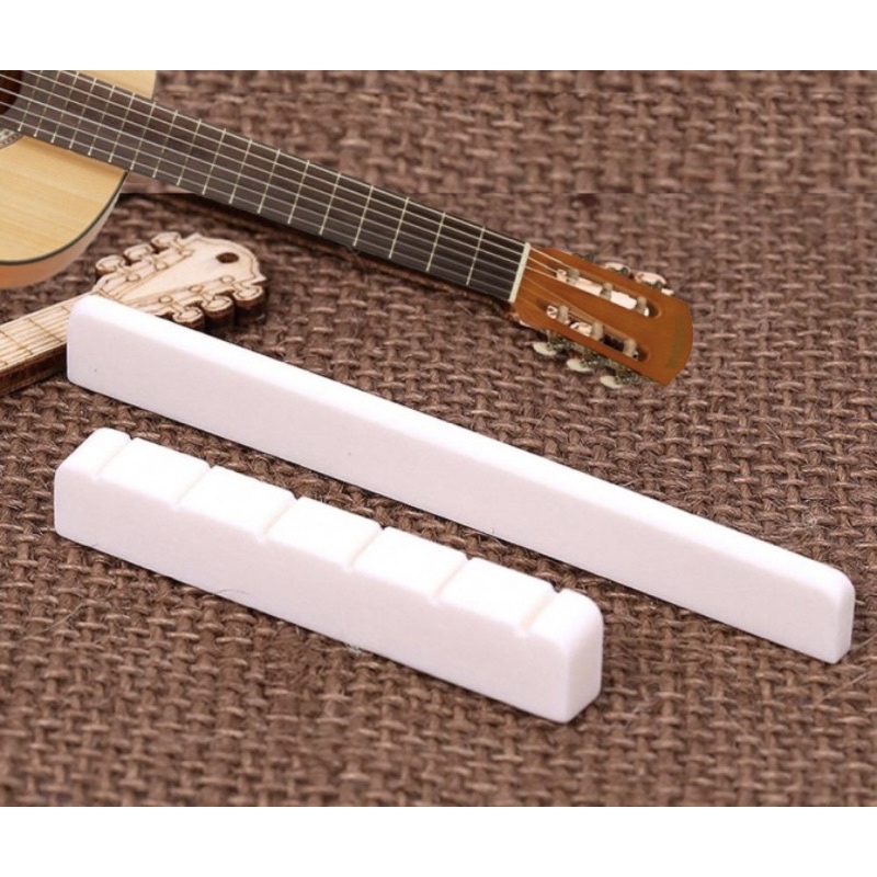 NUT SADDLE GITAR KLASIK WARNA PUTIH