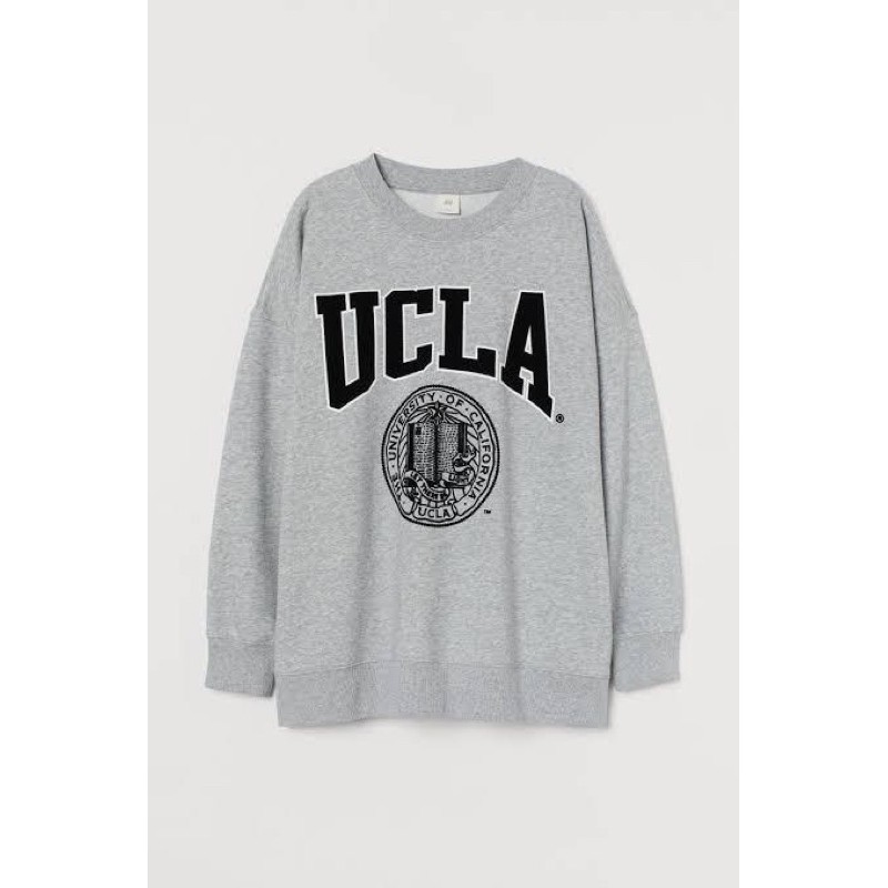 SWEATER H&M UCLA GREY CREWNECK