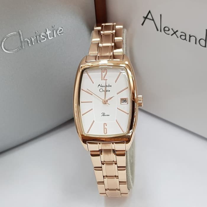 JAM TANGAN WANITA ALEXANDRE CHRISTIE AC 2456 AC2456 ROSEGOLD ORIGINAL