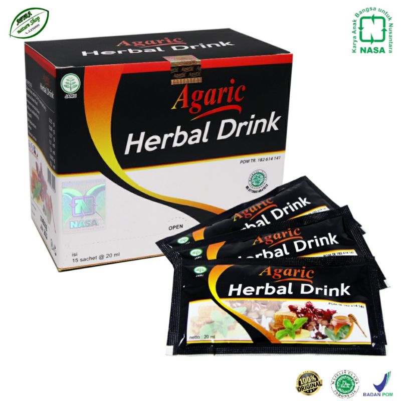 

Minuman Kesehatan Agaric Herbal Drink Original Asli Nasa