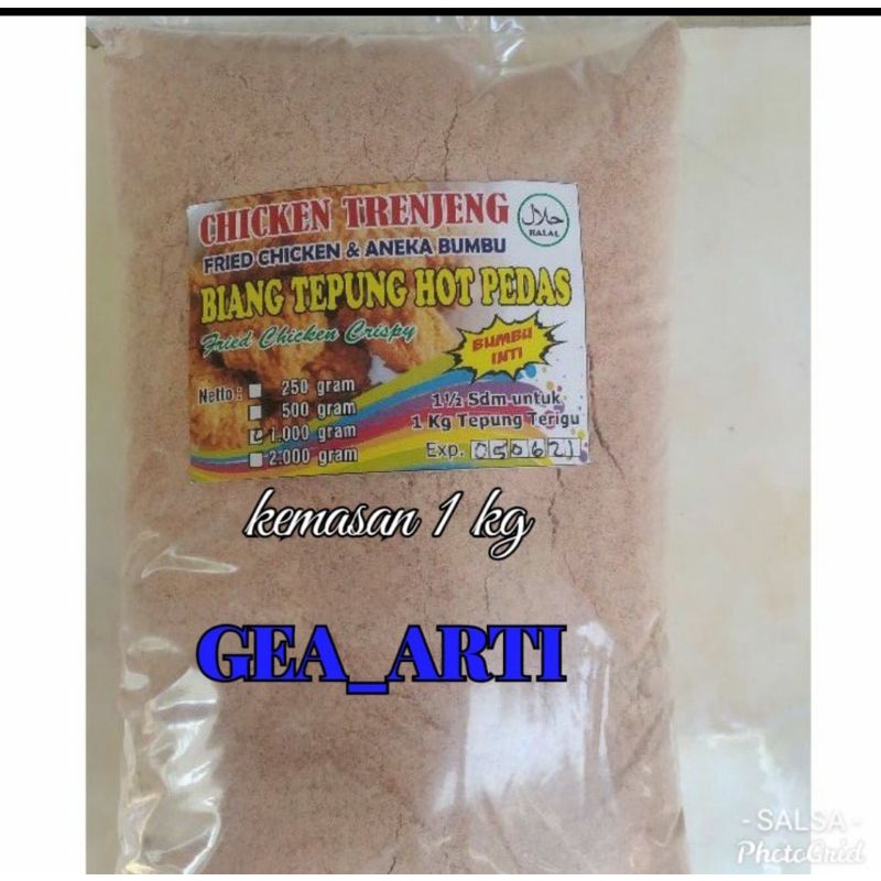 

Biang Fred cicken rasa pedas hot 1000gr