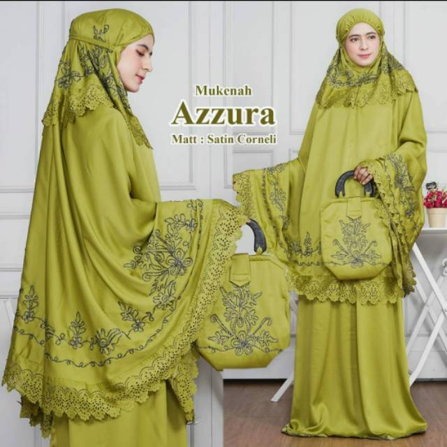 Mukena Azzura Bordir