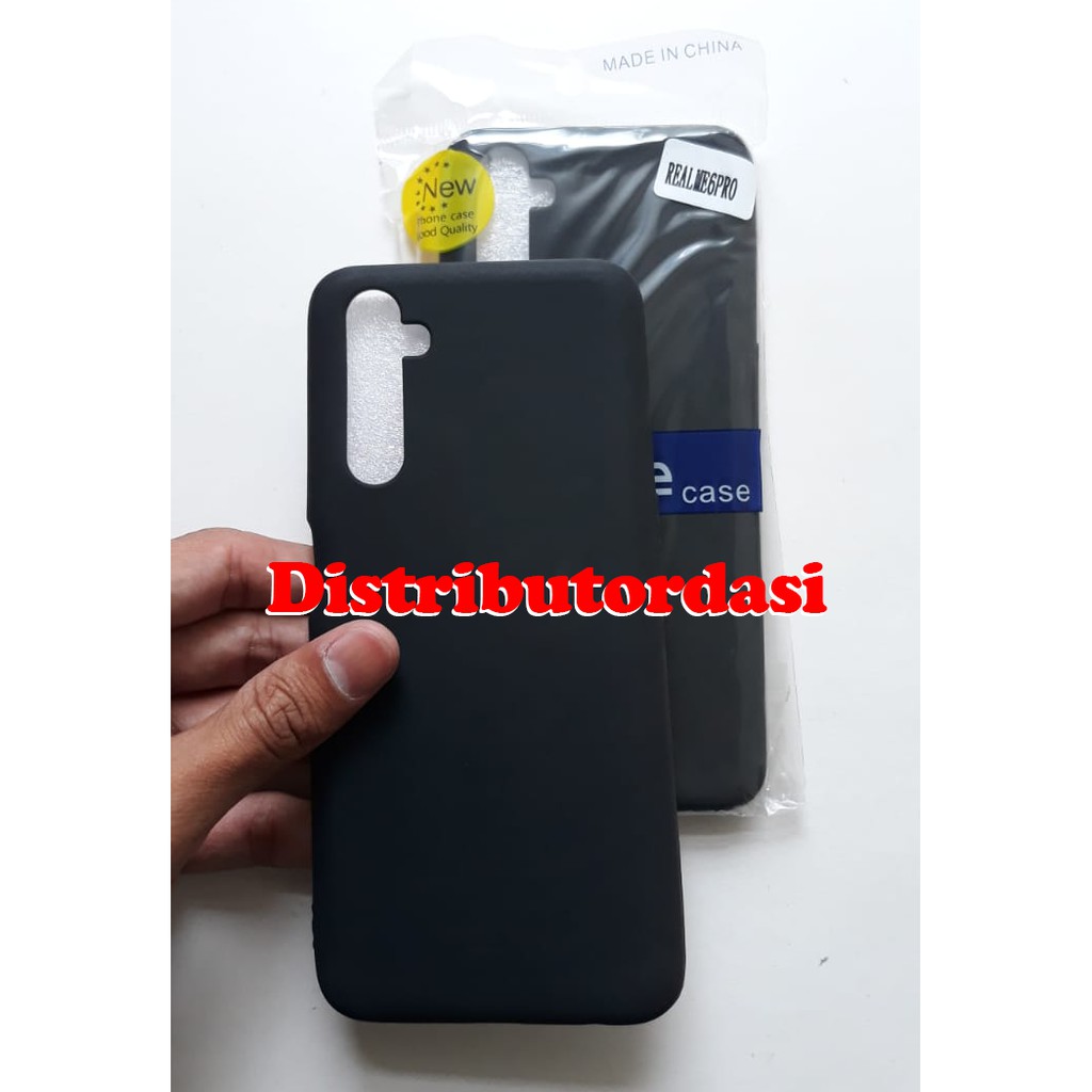 SOFTCASE CASE TPU SILIKON CASING KONDOM blackmatte case Realme 6 Pro ready stok grosir