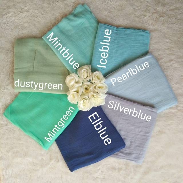 Pashmina Kusut Crumphy Shawl (Ecer)