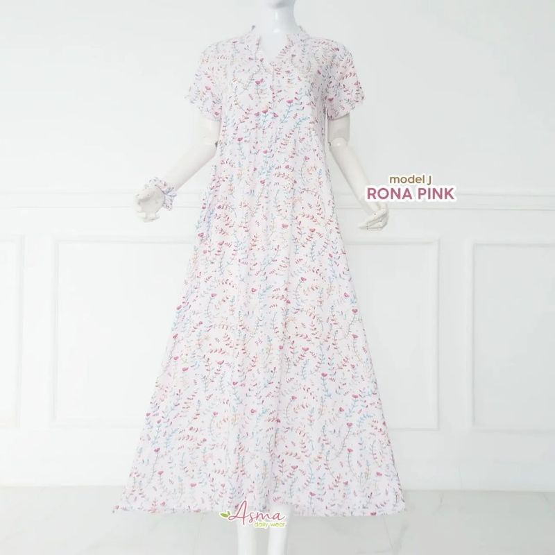 Daster motif Rona Pink By Asma Daily wear