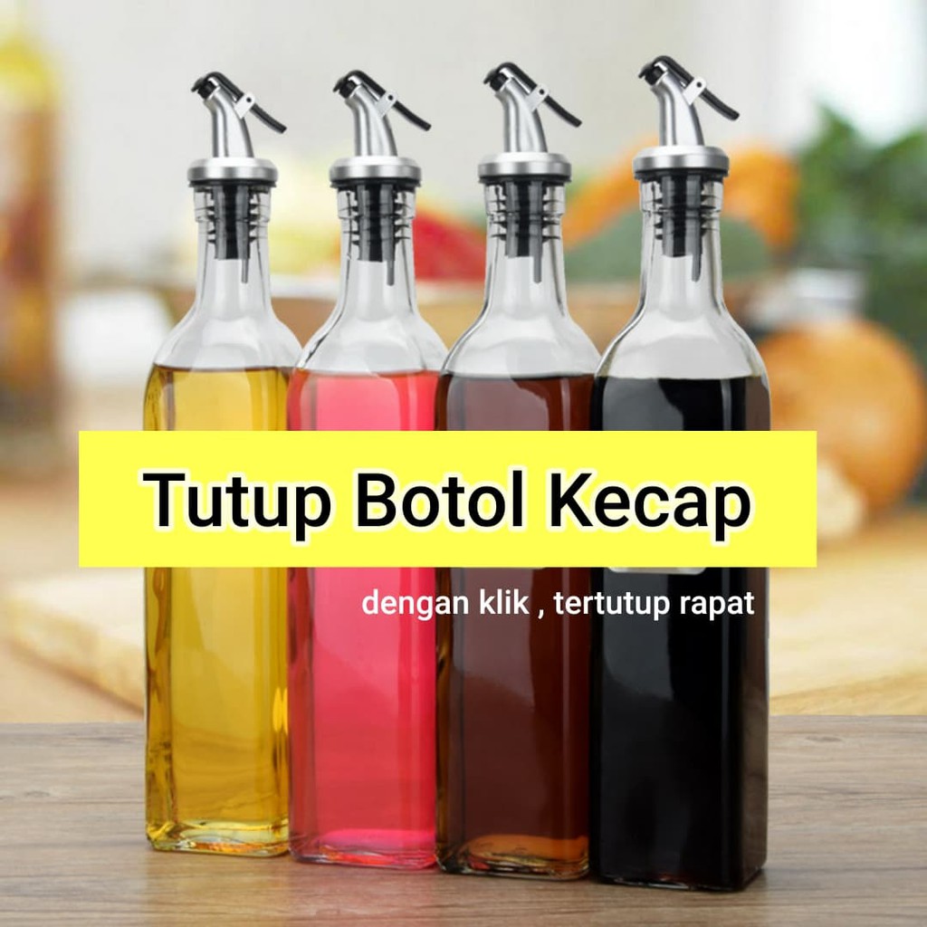 Tutup Botol kecap / tutup botol / tutup botol dengan tutup klik